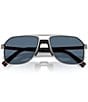 Prada Men's PR B51S 53mm Aviator Sunglasses, Color:Gunmetal - Image 5