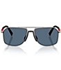 Prada Men's PR B51S 53mm Aviator Sunglasses - Image 2