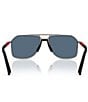 Prada Men's PR B51S 53mm Aviator Sunglasses - Image 4