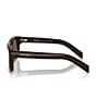 Prada Men's PR D11SF 56mm Rectangle Sunglasses - Image 2