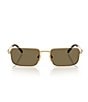Prada Men's PR D54S 55mm Rectangle Sunglasses - Image 4