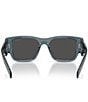 Prada Men's PR10ZSF 55mm Transparent Square Sunglasses, Color:Transparent Ocean - Image 4
