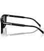 Color:Black - Image 3 - Men's PRA22S 58mm Rectangle Sunglasses
