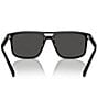 Color:Black - Image 4 - Men's PRA22S 58mm Rectangle Sunglasses