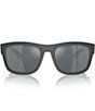 Color:Matte Grey - Image 2 - Men's PS 01ZS 56mm Mirrored Pillow Sunglasses