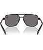 Color:Matte Black - Image 5 - Men's PS 51ZS 59mm Polarized Aviator Sunglasses