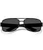 Prada Men's PS B52S 62mm Navigator Sunglasses, Color:Black - Image 5