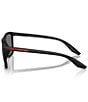 Prada Men's PSB08SF 56mm Square Polarized Sunglasses, Color:Matte Black/Dark Grey - Image 3