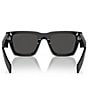 Color:Black - Image 4 - Unisex 54mm Pillow Sunglasses