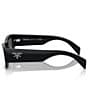 Color:Black - Image 3 - Unisex 55mm Pillow Sunglasses