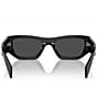 Color:Black - Image 4 - Unisex 55mm Pillow Sunglasses