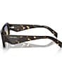 Color:Black Malt Tortoise - Image 3 - Unisex PR 27ZS 54mm Tortoise Rectangle Sunglasses