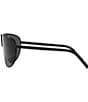 Color:Black - Image 3 - Unisex PR 69ZS 37mm Shield Sunglasses
