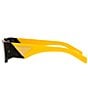 Color:Black Marble/Yellow - Image 3 - Unisex PR09ZS 54mm Marble Rectangle Sunglasses