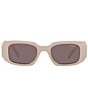 Color:Beige - Image 2 - Unisex PR17WS 49mm Rectangle Sunglasses