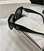 Color:Black - Image 4 - Women's 55mm Cat Eye Sunglasses