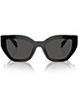 Color:Black - Image 2 - Women's A09sf 55mm Cat Eye Sunglasses
