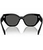 Prada Women's A09sf 55mm Cat Eye Sunglasses, Color:Black - Image 4