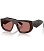 Prada Women's D04SU 53mm Geometric Sunglasses - Image 5
