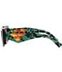 Color:Multi Tortoise - Image 3 - Women's PR 15YS 51mm Square Sunglasses