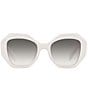 Color:Ivory - Image 2 - Womens PR 16WS 53mm Geometric Sunglasses