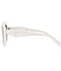 Color:Ivory - Image 3 - Womens PR 16WS 53mm Geometric Sunglasses