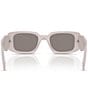Prada Women's PR 17WS 49mm Rectangle Sunglasses, Color:Frosted Tortoise - Image 4