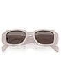 Prada Women's PR 17WS 49mm Rectangle Sunglasses - Image 5