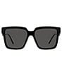 Color:Black - Image 2 - Women's PR 24ZS 56mm Square Sunglasses