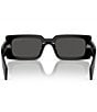 Color:Black - Image 4 - Women's PR A07S52-X 52mm Pillow Sunglasses