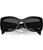 Color:Black - Image 5 - Women's PR A08SF57-X 57mm Square Sunglasses
