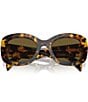 Color:Dark Brown - Image 5 - Women's PR A13S 54mm Havana Oval Sunglasses