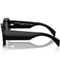 Color:Black - Image 3 - Women's PR A13S 54mm Oval Sunglasses