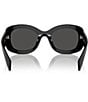 Color:Black - Image 4 - Women's PR A13S 54mm Oval Sunglasses