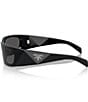 Color:Black - Image 3 - Women's PR A14S 60mm Wrap Sunglasses