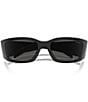 Color:Black - Image 5 - Women's PR A14S 60mm Wrap Sunglasses