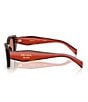 Prada Women's PR B05S 53mm Rectangle Tortoise Sunglasses - Image 2