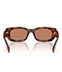 Prada Women's PR B05S 53mm Rectangle Tortoise Sunglasses - Image 3