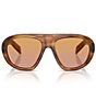 Prada Women's PR C05S 57mm Round Sunglasses - Image 2