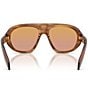 Prada Women's PR C05S 57mm Round Sunglasses - Image 3