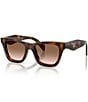 Prada Women's PR C07S 51mm Butterfly Sunglasses - Image 1