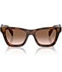 Prada Women's PR C07S 51mm Butterfly Sunglasses - Image 2