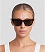 Prada Women's PR C07SF 52mm Butterfly Sunglasses - Image 2