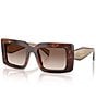 Prada Women's PR D01SF 53mm Rectangle Sunglasses - Image 1