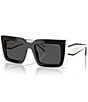 Prada Women's PR D01SF 53mm Rectangle Sunglasses - Image 5