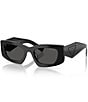 Prada Women's PR D03SD 51mm Rectangle Sunglasses - Image 1