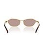 Prada Women's PR D50S 57mm Geometric Sunglasses - Image 3