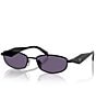 Prada Women's PR D51S 55mm Oval Sunglasses - Image 1