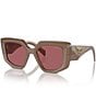 Color:Opal Loden - Image 1 - Women's PR14ZS 50mm Cat Eye Sunglasses