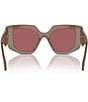 Color:Opal Loden - Image 4 - Women's PR14ZS 50mm Cat Eye Sunglasses